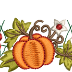 Wreath with 170f pumpkins